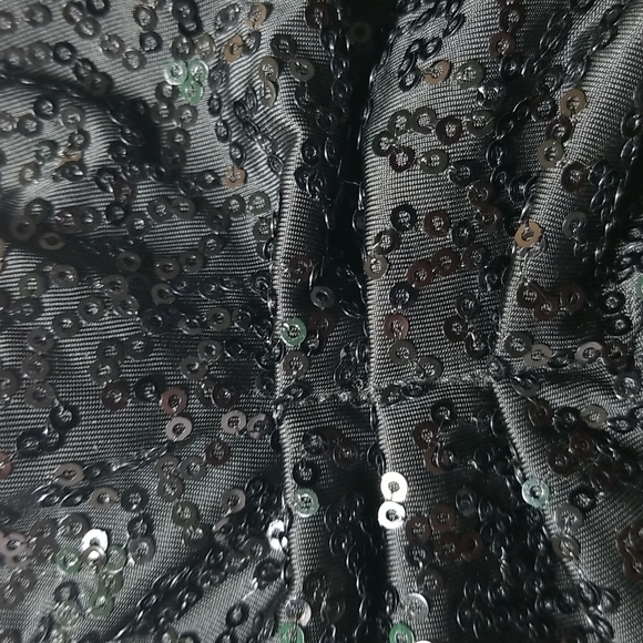 Top Secret Sequin Bandeau Black Size L - Picture 7 of 7